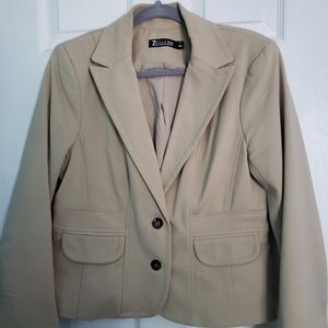 New York & Company 7th Avenue Design Studio Blazer Beige/Cream/Tan 🤎